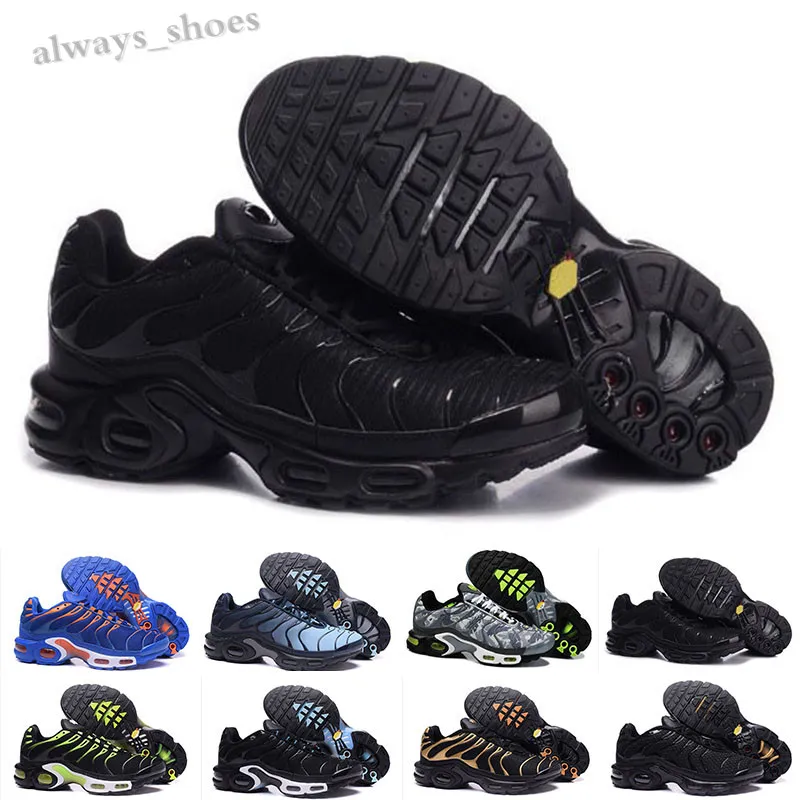 ✨ 5 Estrellas NIKE Air Max TN Nouveaux Arrivées Chaussures Chaussures Tn  Plus 2018 TN Hommes Chaussures De Course En Plein Air Noir Entraîneurs  Blancs Randonnée Sports TT06