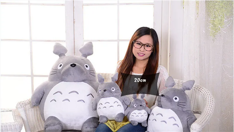 Totoro Plsuh Toys Soft suffed animal cartoon pillow cushion cute fat cat chinchillas children birthday Christmas gift 9