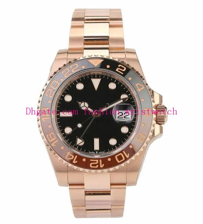 luxury watches 116710 116713 40mm ceramic bezel mechanical automatic stainless steel bracelet mens wristwatches original box paper