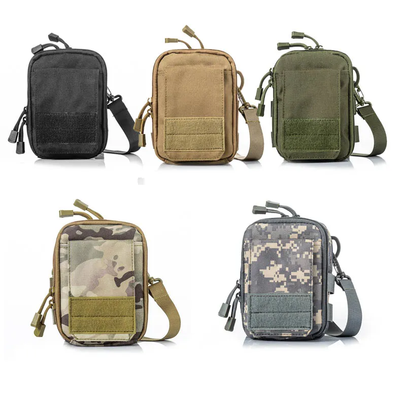 Outdoor Sports Tactical Backpack Bag Vest Gear Accessory Camouflage Multi functional Molle Pack PouchTactical Kit Pouch NO11-227