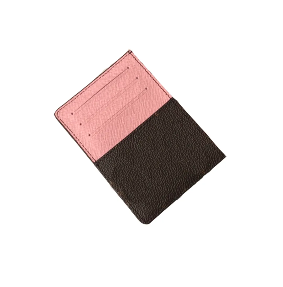 Fashion Card Holder Women Men Metal Cowhide Credit Business Card Holders Organizer Purse Wallet