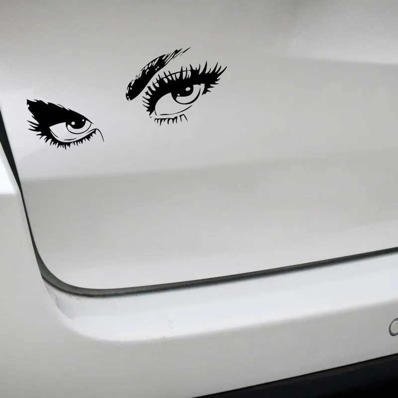 Stunning Lady Eye Vinyl Decal Stickers For Auto Racing, Computer
