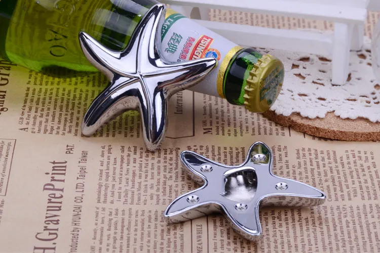 New Bridal Shower Beach Theme Starfish Design Beer Bottle Opener Wedding Favors