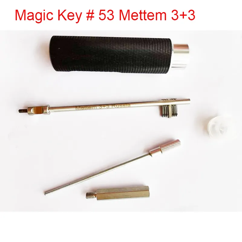 Haoshi Magic Key Locksmith # 53 Mettem 3+3 Rússia Master Key Decoder lock opener