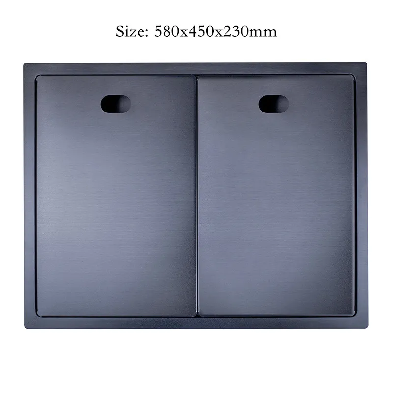 Hidden Kitchen Sinks With Folded Faucet Kitchen Sink Stainless Steel Double Bowl Above Bar Counter Undermount Laundry Sink