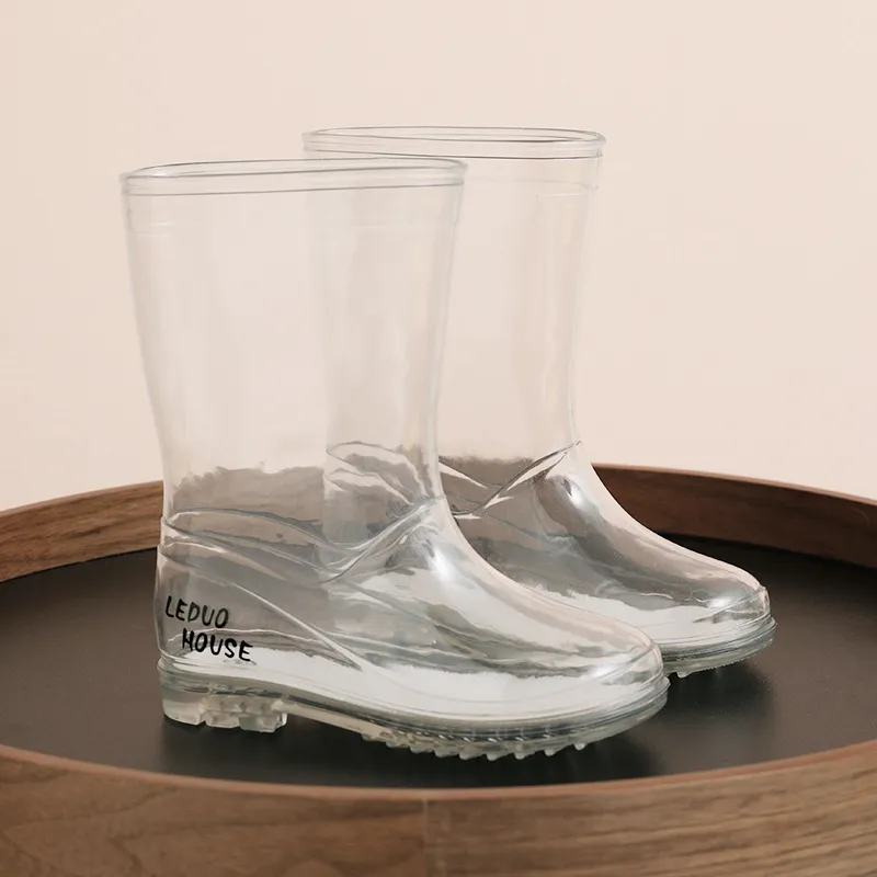 Botas De Lluvia De Moda Para Ni os Ni as Ni os Ni os Fondo Grueso