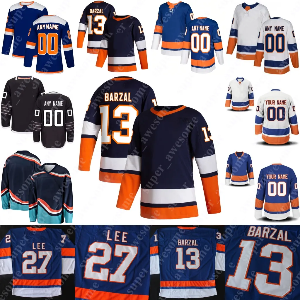 Scott Mayfield 저지 Cal Clutterbuck Kieffer Bellows Kyle Palmieri Zdeno Chara Casey Cizikas Andy Greene Matt Martin Ryan Pulock Ross Johnston Cory Schneider