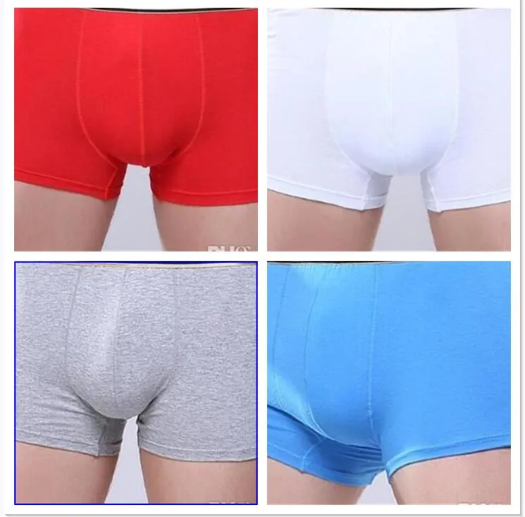 6pcs coton boxer sous-vêtements pour hommes hommes sous-vêtements en