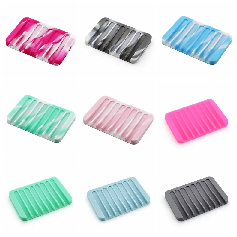 Piatto Di Sapone In Silicone Flessibile, Porta Sapone Antiscivolo Con Vassoio Drenante Bagno, Doccia, Cucina Da 1,23 € | DHgate