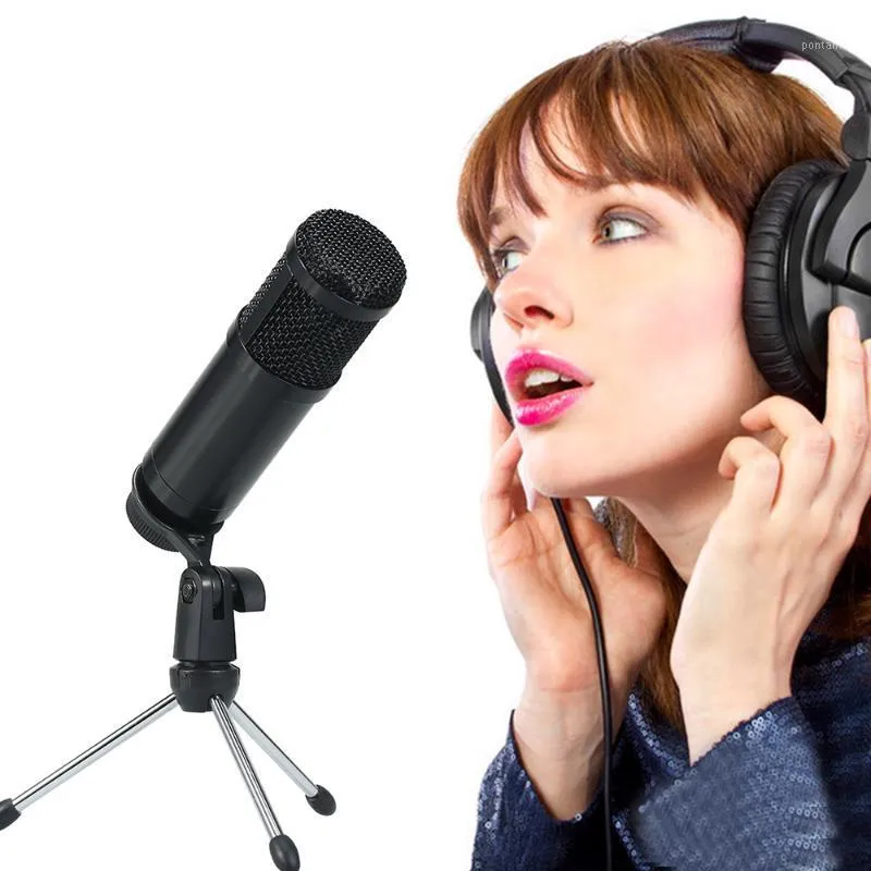 USB-Mikrofon-PC-Kondensatormikrofon-Vocals-Aufnahme für YouTube-Video-Skype-Chat-Chat-Game Podcast mit Tripod1