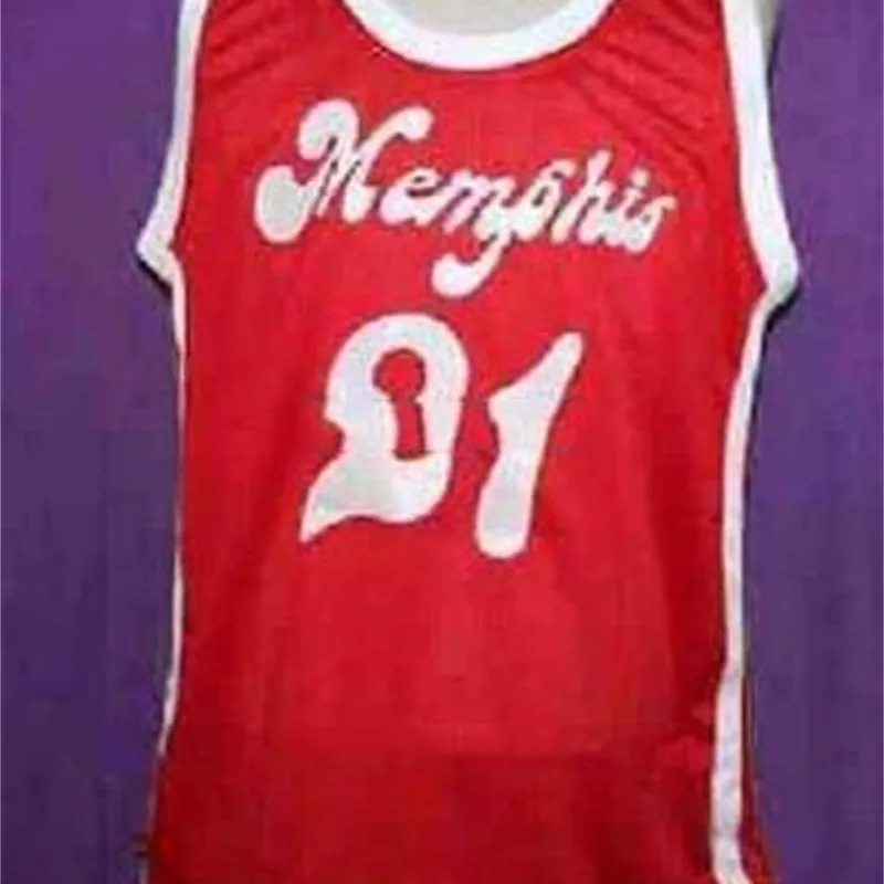 custom Basketball Jersey Vintage LARRY FINCH MS RED Sounds RETRO 1972-74 Home #21 Mesh fabric Full embroidery Size S-6XL any name or number