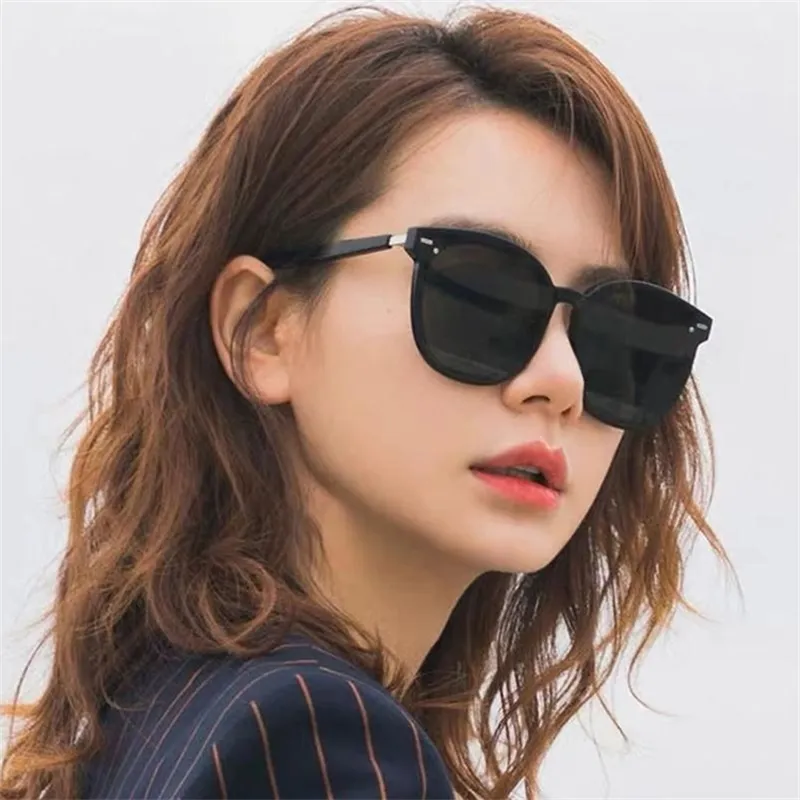 Sunglasses New Korean Polarized Lovers Versatile Large Face Thin Qi