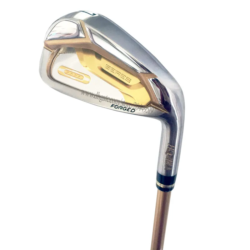 Ny högerhänt 4 stjärnor Golfklubbar Honma S-07 Golf Irons 4-11as Men Clubs Irons Set R eller S Graphite Axel