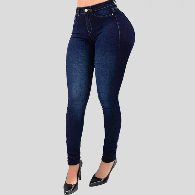 Women's Trousers Skinny Thin High Waist Pencil Pants Women Elastic Sexy  Denim Jeans Trousers Woman Jeans – the best products in the Joom Geek  online store
