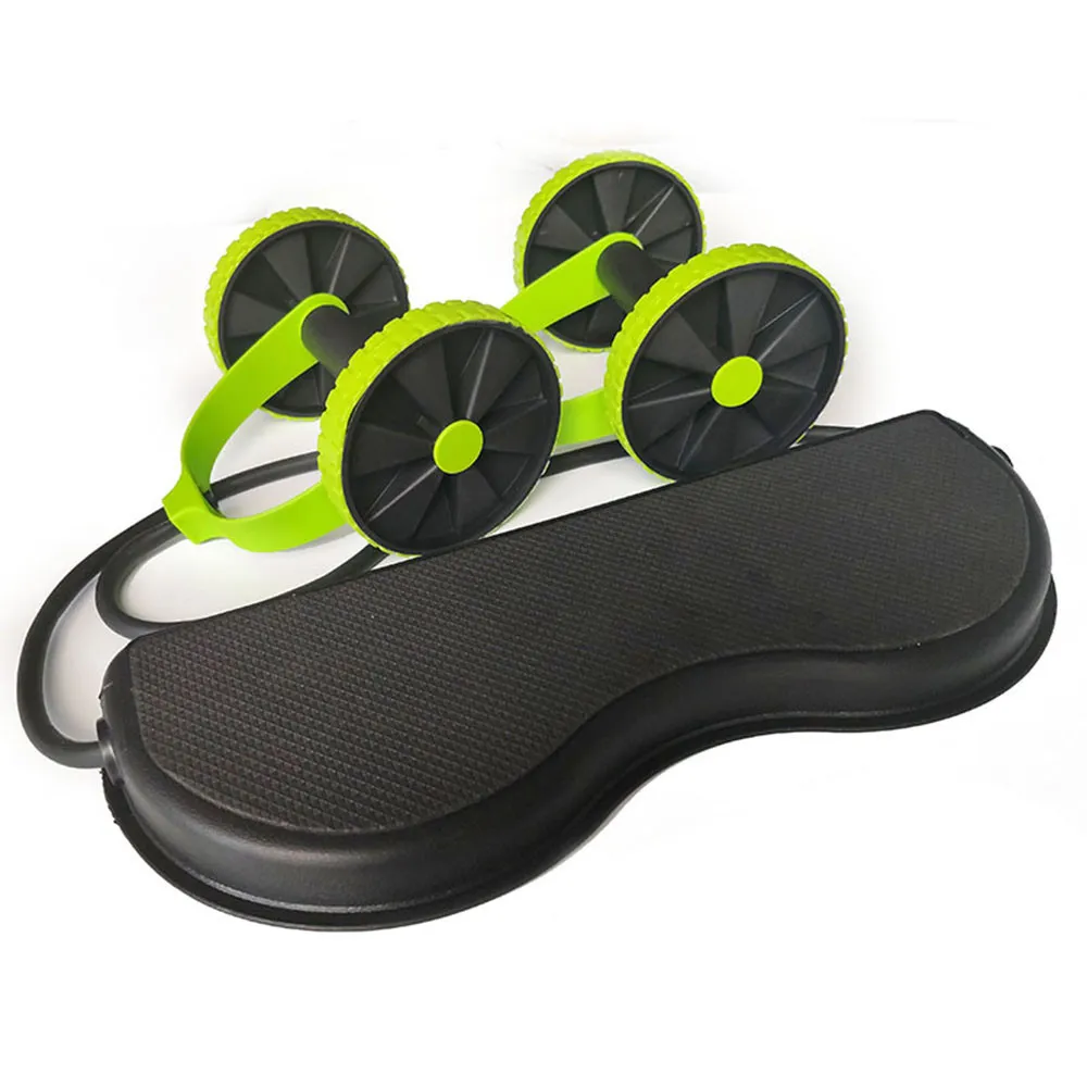 2020 Neue AB Wheels Roller Stretch Elastische Bauch Widerstand Zugseil Werkzeug AB Roller für Bauchmuskeltrainer Übung Q1225