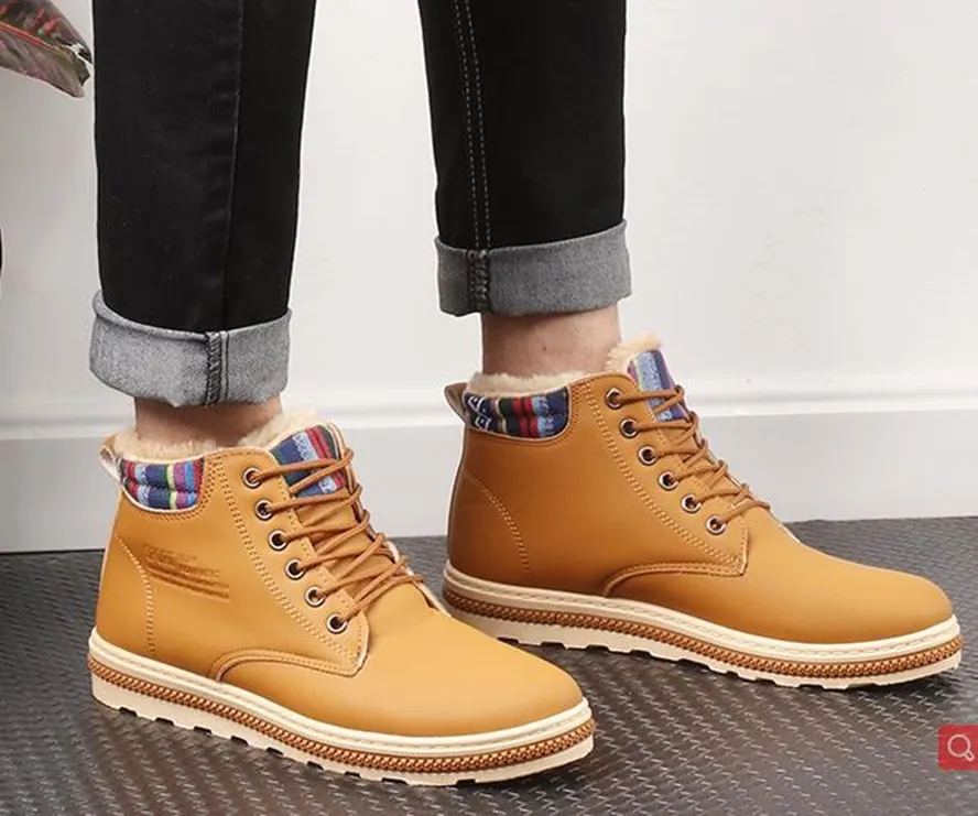 Mens short winter clearance boots