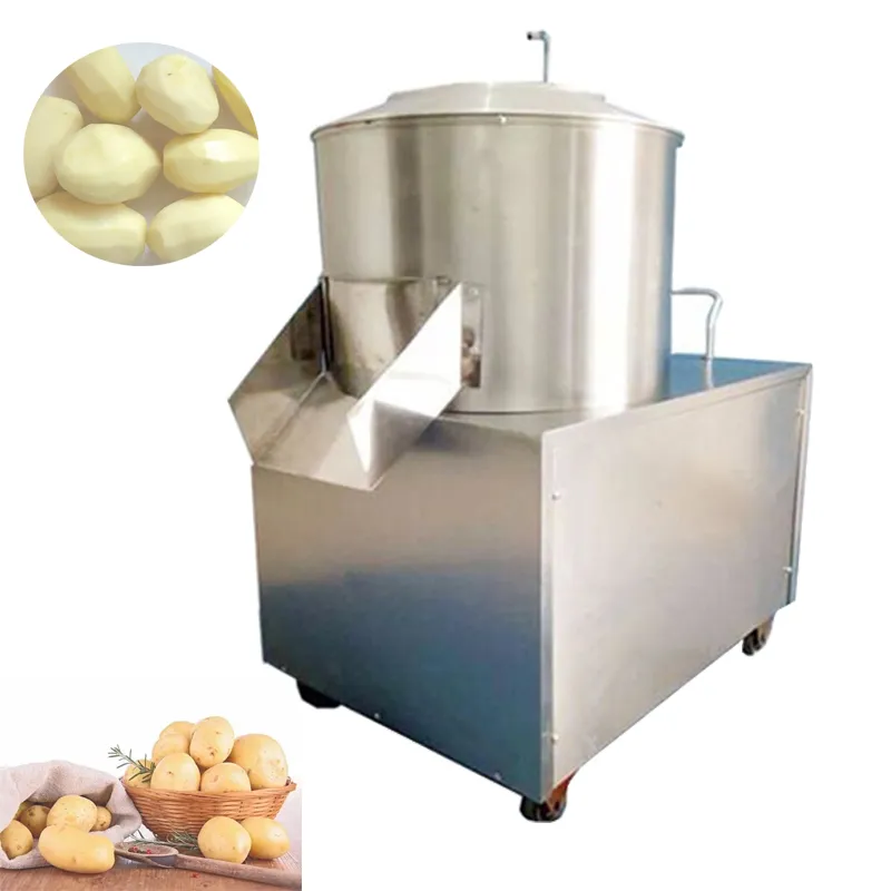 Industriale Commerciale Elettrico Automatico di Patate Lavatrice Pelapatate Pelapatate macchina per la pulizia delle patate 120-250 kg/h