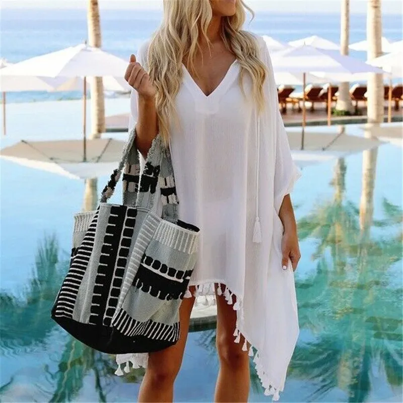 【超目玉枠】 DHgate.com:Womens Summer Boho Transparent Beach Dress Bikini Clothing