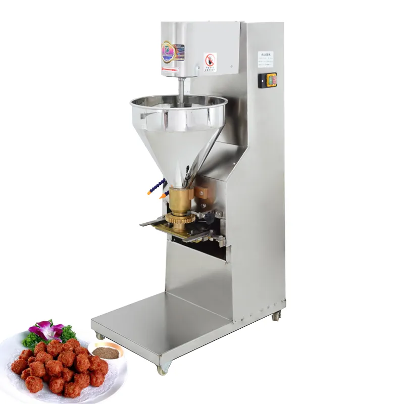 Electric Meatball Forming Machine Automatic Beef Fish Pork Meat Ball Maker Shrimp Vegetarian Meatball Production Machine