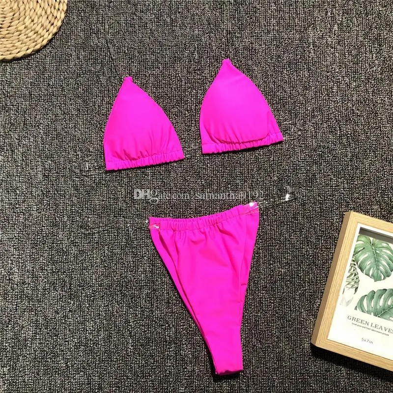 Sexy Micro Bikinis 2019 Mujer Triangle Bikini Set Brazilian Swimsuit Female Bathers High Cut Swimwear Women Summer Bathing Suit