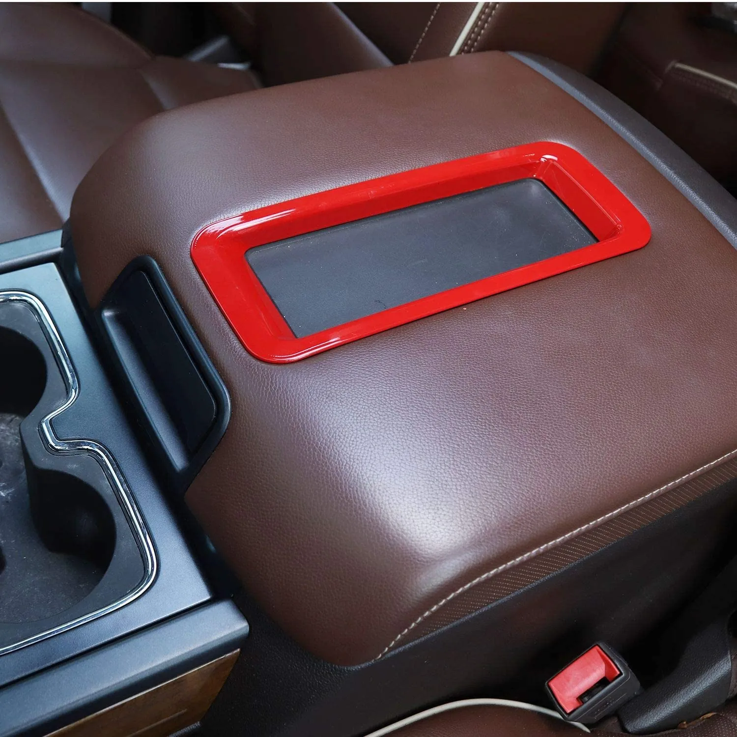 Armlehne Aufbewahrungsbox Zierleiste ABS Rot 1 Stück Für Chevrolet  Silverado GMC Sierra 2014–2018 Innenzubehör244I Von 22,08 €