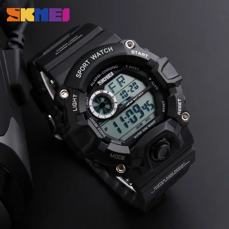 SKMEI Mens Outdoor Sport Watch Waterproof Military Style With