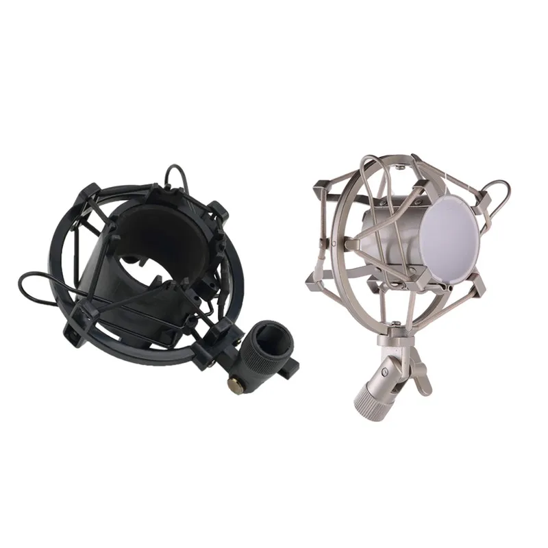 New Universal 6KG Bearable Load Mic Microphone Shock Mount Sound Recording Bracket Clip Holder Stand for Radio Studio