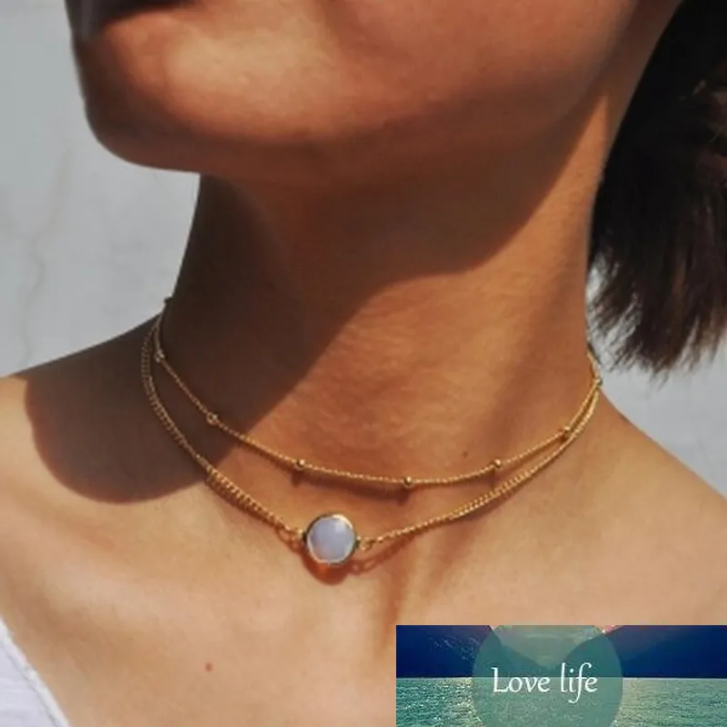 Collier mode pour femmes chaîne courte en forme de coeur pendentif collier cadeau ethnique bohème collier ras du cou livraison directe