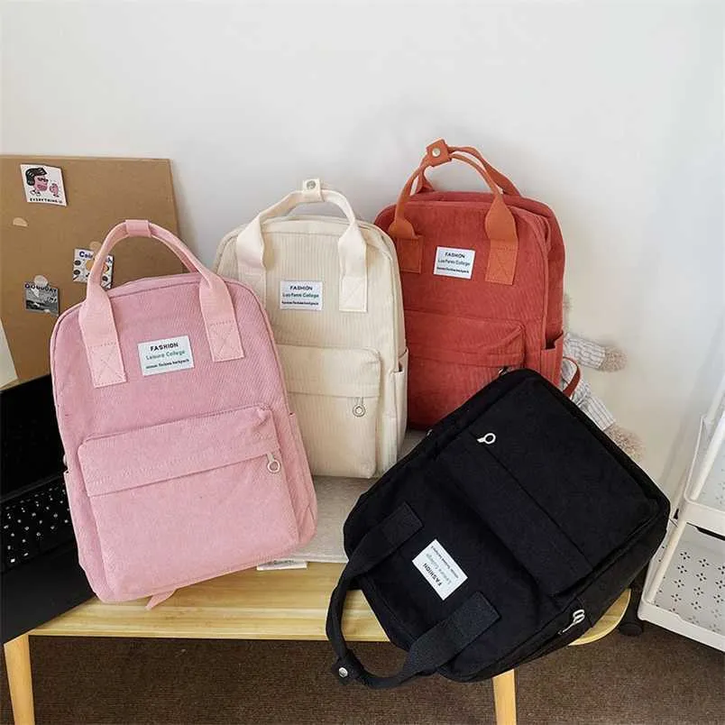 Ryggsäck trend ryggsäck mode kvinnor college kvinnlig skola bagpack harajuku resa axelväskor för tonårsflickor 202211