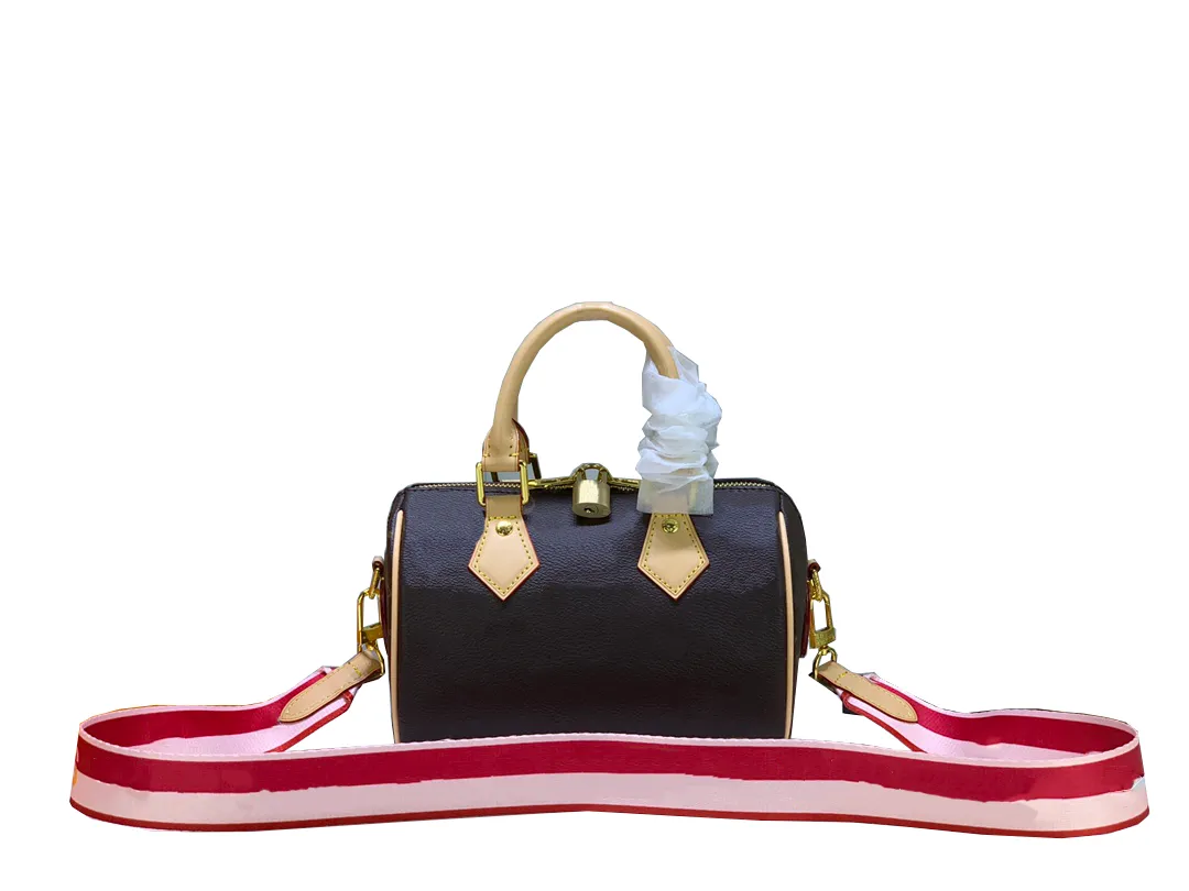 Оригинальные женские сумки, кошельки высокого качества, сумка из натуральной кожи, сумка Speedy, 20 см, сумки через плечо, кошелек для монет 41114