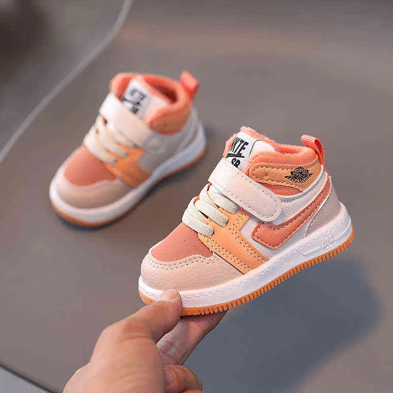 Unisex Baby Fleece Shoes Soft Bottom Toddler Sneakers For First Walkers Autumn Winter Fashion 1 2 Years Old From Kiss shoes1 2.8 DHgate.Com