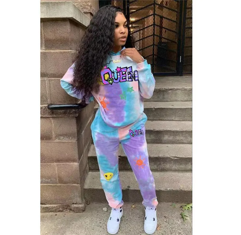 Plus size tie dye sweatshirt shop and sweatpants
