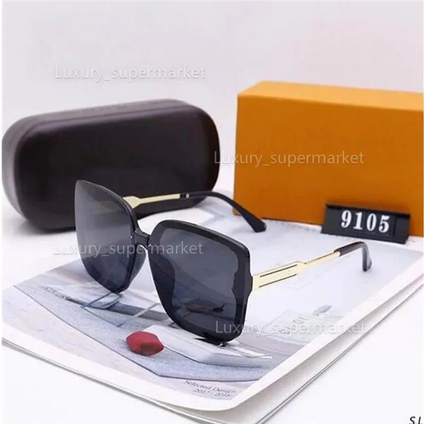 مصمم الأزياء النظارات الشمسية الكلاسيكية النظارات Goggle Goggle Outdoor Beach Sun Glasses for Man Woman 10 Color اختياري AAA3