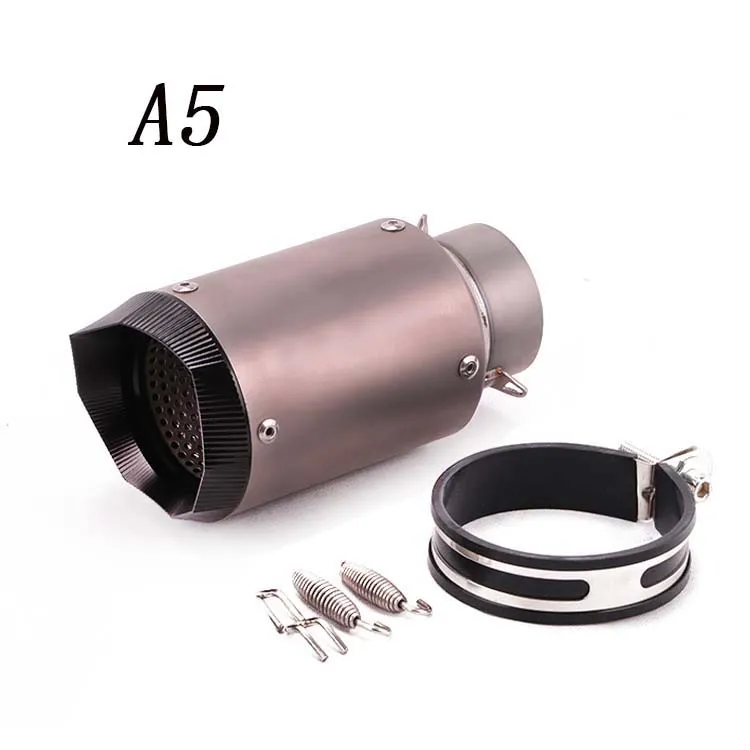 51mm Short Exhaust Tips Muffler Pipe Slip On 160mm For Universal Motorcycle ATV