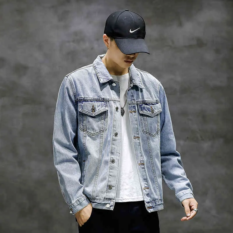 サブのワイヤレスイヤホン メンズジャケットデニム21スプリングライトブルーカップルナショナルファッション刺繍 特別セール品 Eldeiry Eg Com