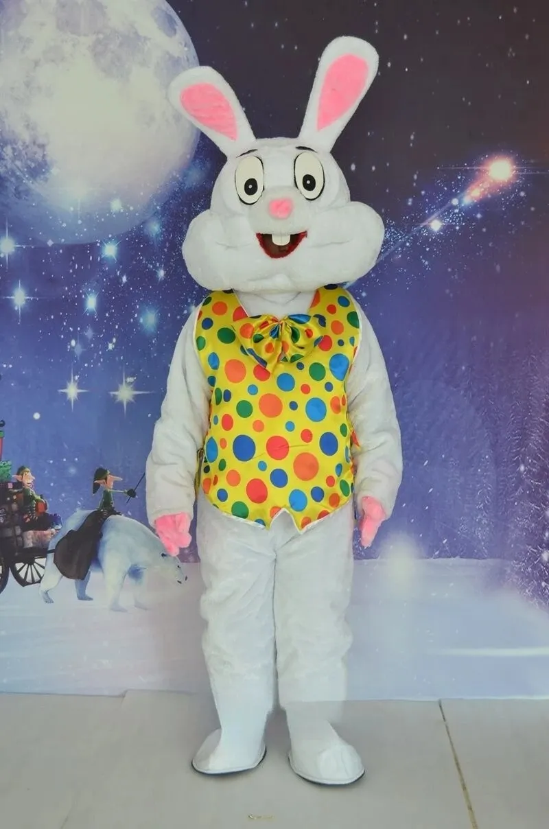 Performance Pasqua Bunny Mascot Costume Halloween Natale Fantasia Partito Animale Cartoon Personaggio Outfit Vestito Adulti Donne Donne Abito Dress Carnival Unisex Adulti