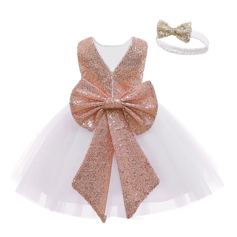 Summer-Newborn-Baby-Girls-Sequins-Bowknot-Princess-Dress-Infant-Christening-Party-Dresses-For-Baby-Girls-1st (1)