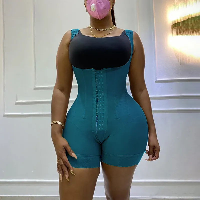Women's Corset Open Bust Tummy Control Gorset Butt-lifting Shapewear Fajas  Colombianas Skims Body Shaper Postpartum