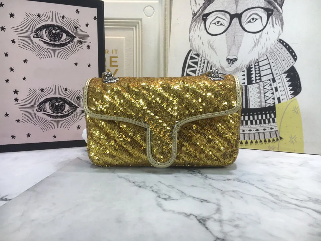 2021 new female designer Sequin shiny handbag messenger bags handbag shoulder bags clutch bag handbag coin bag messenger bags messenger bag