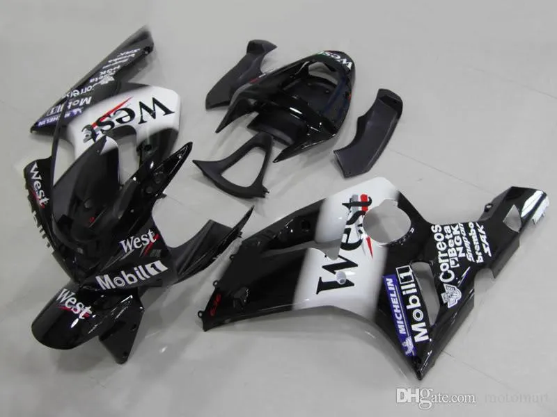 Nadwozie do Kawasaki Ninja ZX-6R 03-04 ZX-636 600CC ZX636 ZX6R 03 04 ZX 636 ZX 6R 2003 2004 Zestaw obróbki ZX6R002