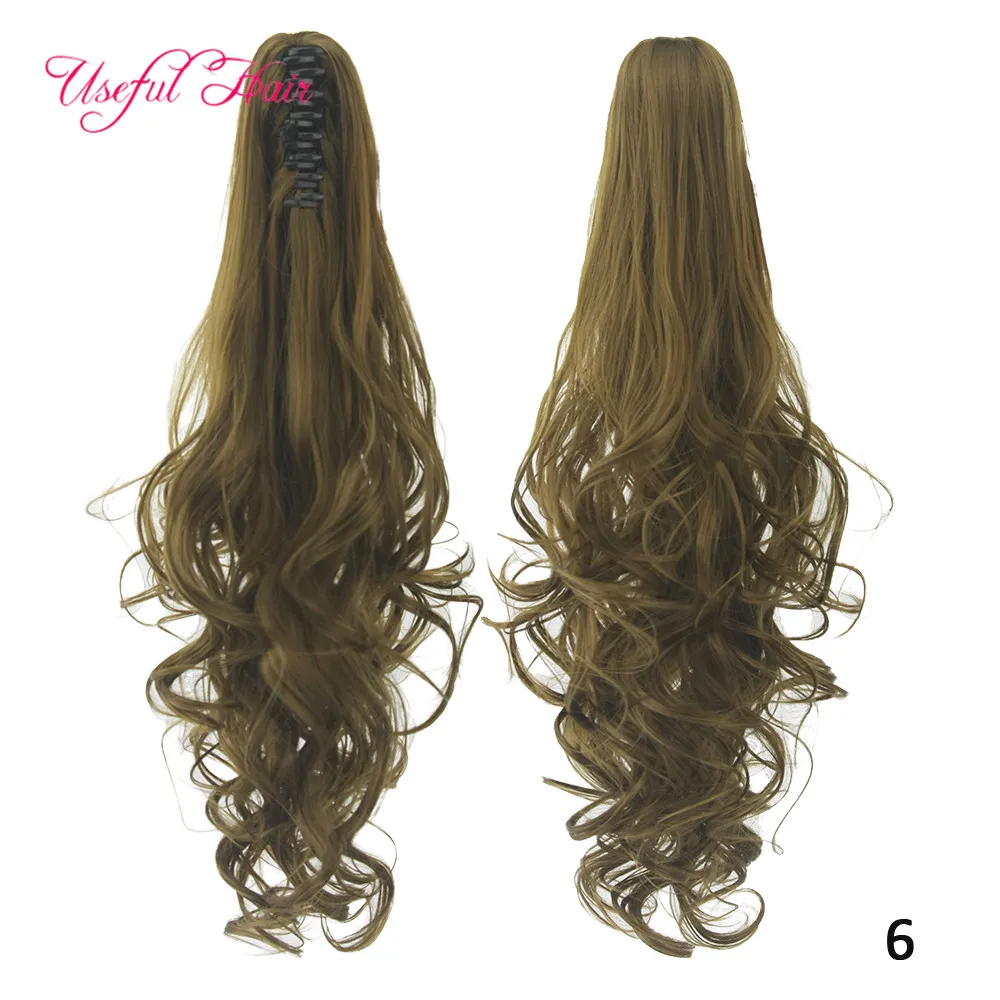Synthetic Curly Ponytail Hair Extension, Black Claw... From  display picture 3