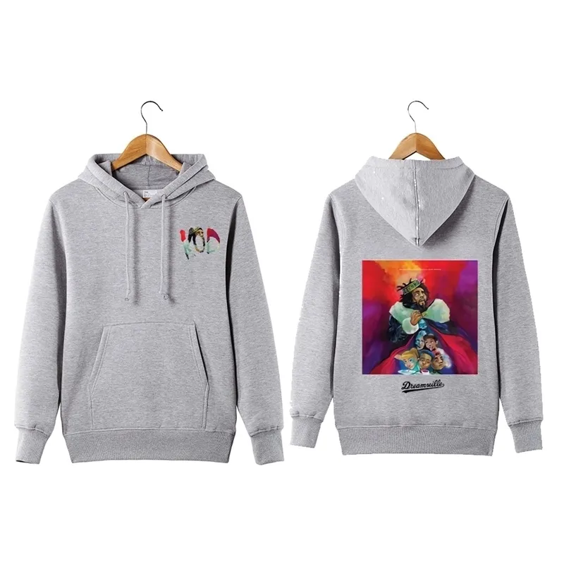 King Cole Dreamville Hoodie Sweatershirt J Cole Hip Hop KOD Pullover Hoodie Sweatershirt 201020