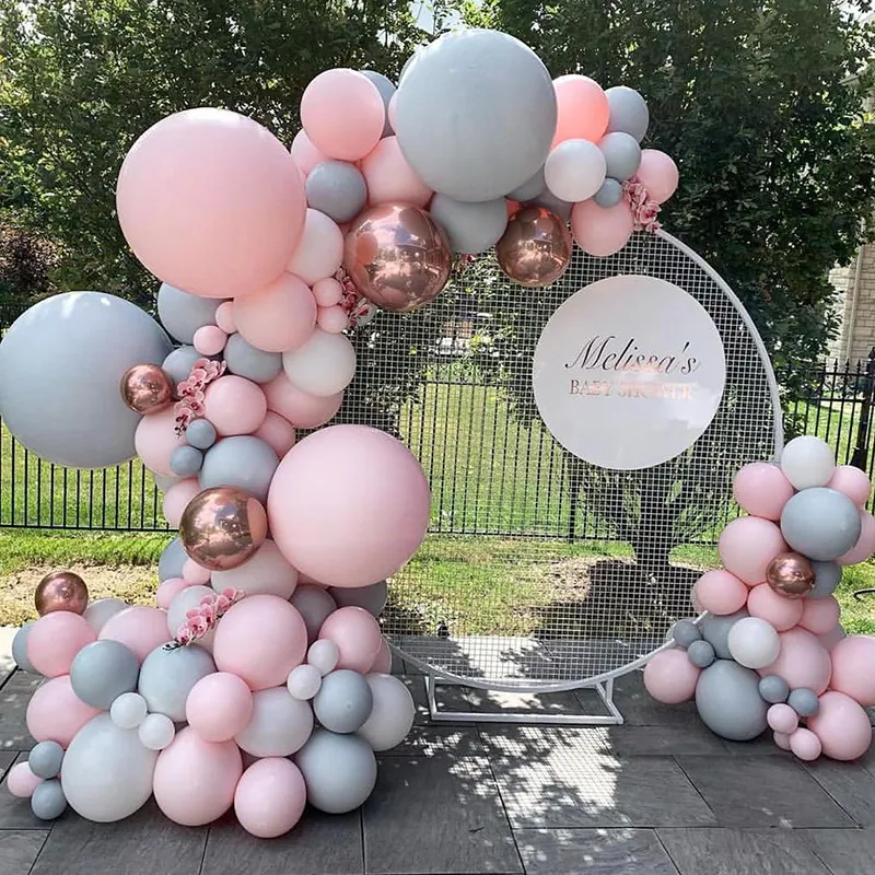 98 cm ballonhouder plastic ballon accessoires verjaardag bruiloft ballon houder decor ballon boog garland cirkel kolom basis Y0107