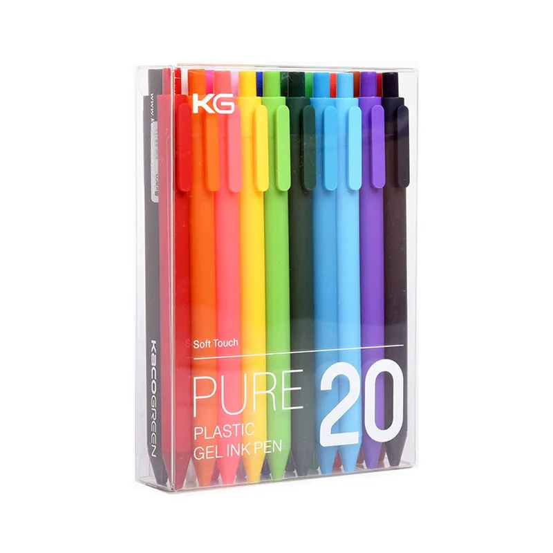 Wholesale KACO Kawaii Candy Color Retractable Pilot Ged Penss 20