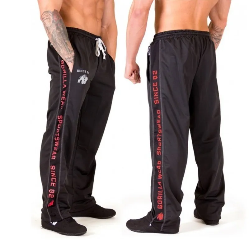 Herren Jogger Jogginghose Neue Mode Lose Hosen Jogger Gestreifte Hosen Turnhallen Kleidung Männer Fitness Workout Sport Hosen 201113