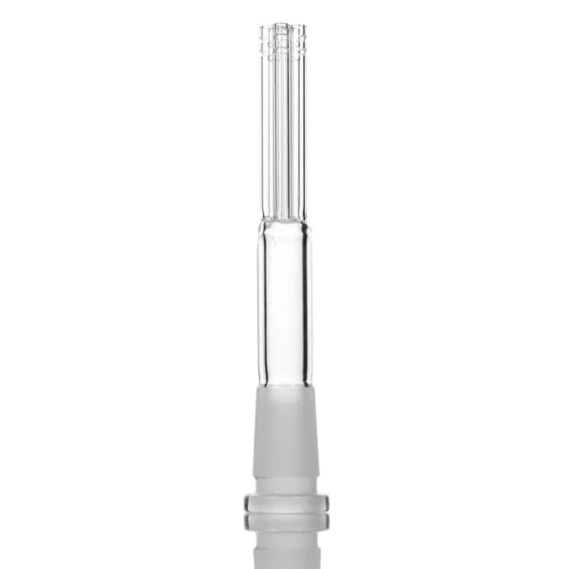 Rauchen Neuer fünfarmiger Glas-Downstem-Diffusor 3"-4,5" 14mm weiblich-18mm männlicher Perkolator Lo Pro Bong
