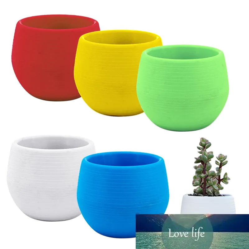 5pcs Flower Pots Decorativ Nursery Pots For Succulents Decor Plants Desktop Flower Pots Beautiful Elegant Office Decoration