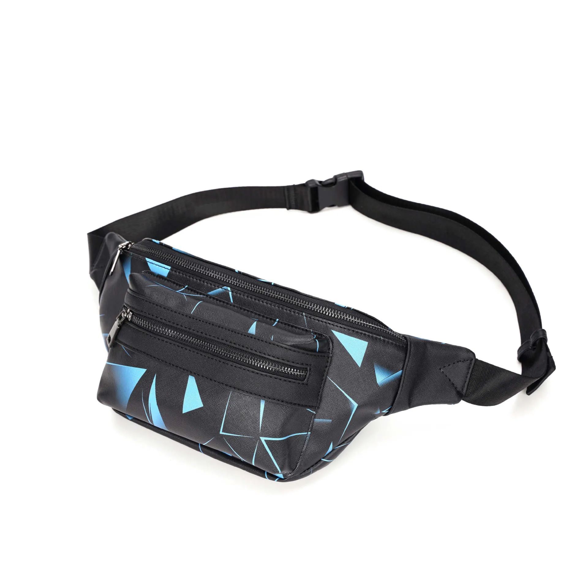 Luksusowa Torba Torba Mężczyźni Skórzane Fanny Pack Chest Bag Male Casual Belt Torby Sling Kobiety Crossbody Bum Belly Packs