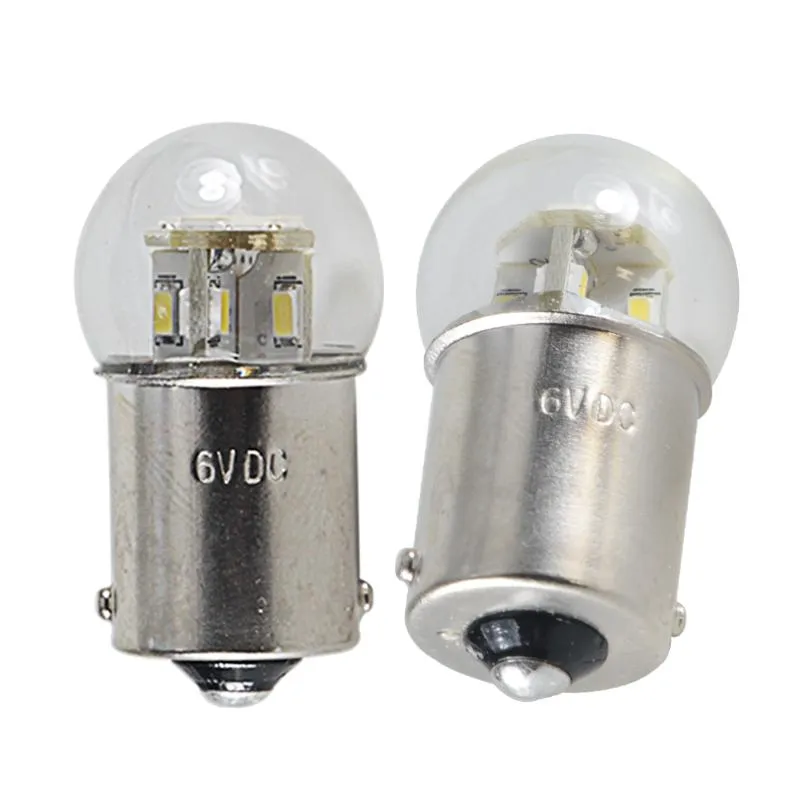 전구 ampolletas LED 빛 1156 BA15S 6V 12V 24V 36V 48V 1.5W S25 Canbus 자동 턴 신호 램프 테일 전구 브레이크 조명 자동차 용