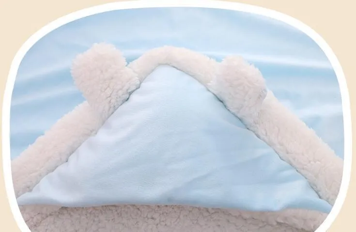 CROAL CHERIE Baby Blanket & Swaddling Newborn Soft Fleece Sofa Blanket Solid Bedding Set Cotton Quilt Kids Stroller Blankets (6)
